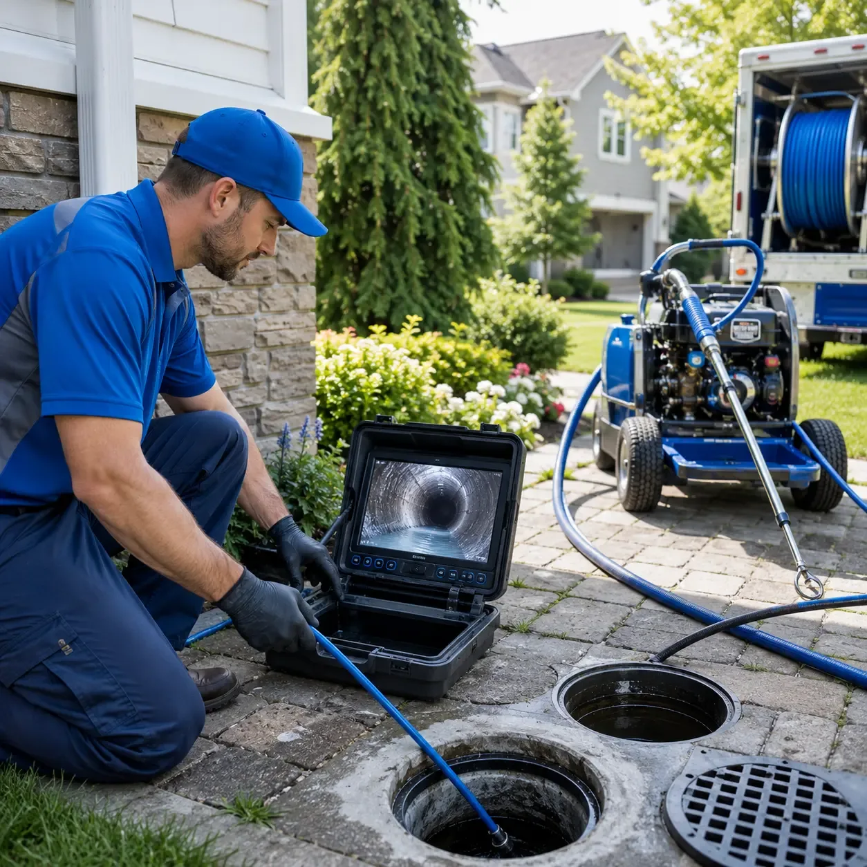 Outdoor drain cleaning professionals serving North Rose, NY